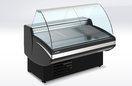 Холодильная витрина Cryspi Gamma-2 SN FISH 1200 (с боковинами)