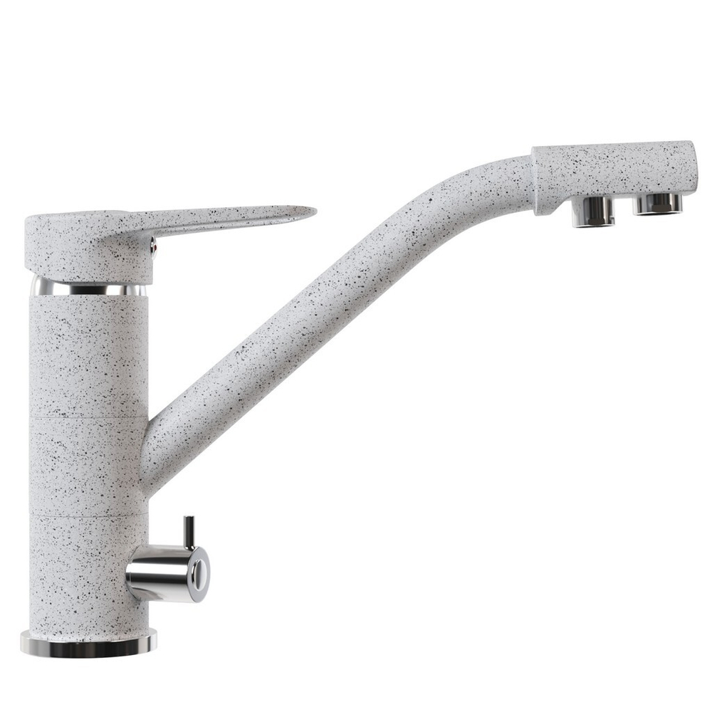 Смеситель для кухни 40к MIXLINE ML-GS05 (310) серый с вых. для питьевого фильтра