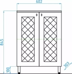 Комод Style Line Канна 60 (без ящика)