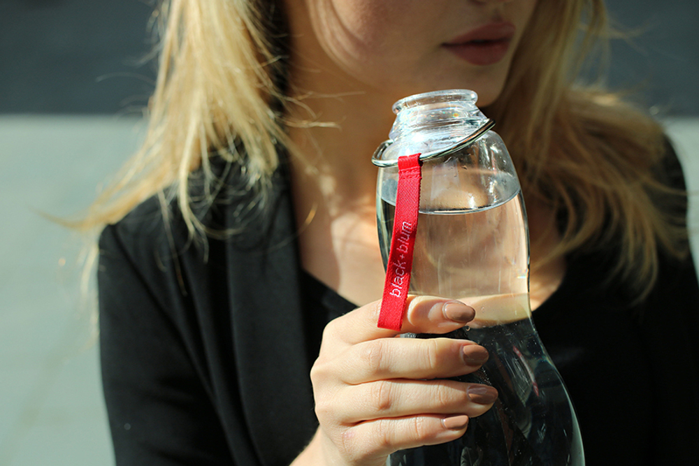 Экобутылка eau good, 800 мл, красная