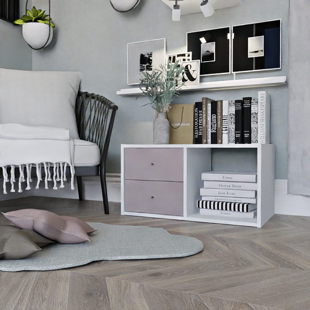 QBox Набор ящиков (2 шт) - Розовый жемчуг P Lamarty