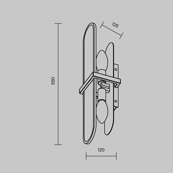 Бра Maytoni Marmo MOD099WL-02G
