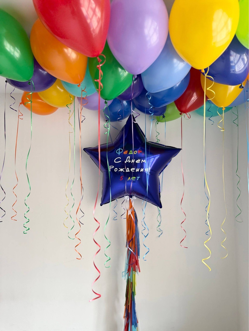 Воздушные гелиевые шарики с доставкой по Хабаровску яркие шарики №5113