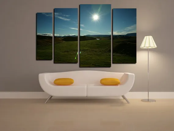 Модульная картина "Лучезарное утро"