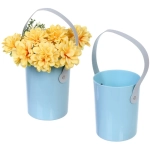 Коробка для цветов и подарков «Нежность» 11*14 см, голубой