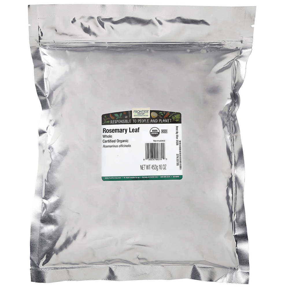 Frontier Co-op, Органический цельный лист розмарина, 453 г (16 унций)