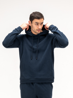 Костюм мужской спортивный (без начеса) Темно синий