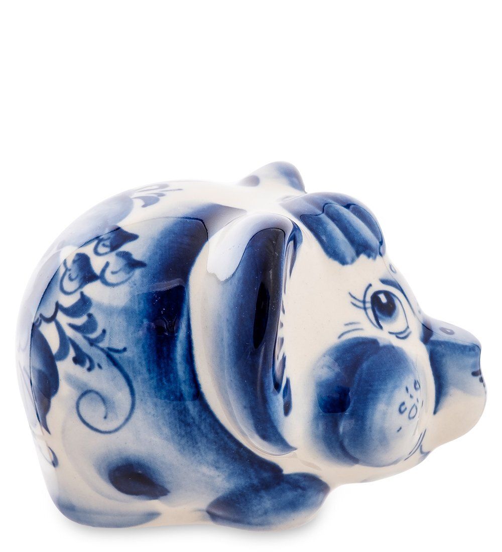 ГЛ- 584 Фигурка «Мамонтенок» (Гжельский фарфор)