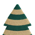 Декор новогодний trendy stripes из джута и гофрированного картона из коллекции new year essential, 39 см