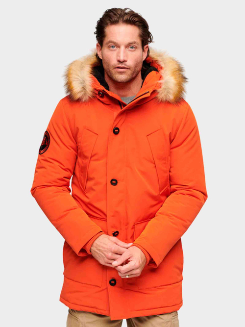 Мужская зимняя куртка (Оранжевая) Т23
