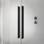 Душевая дверь Radaway Furo Black DWJ 120 стекло прозраное/профиль черный матовый