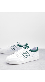 BB480LGT Кроссовки New Balance 480 White/Green Male