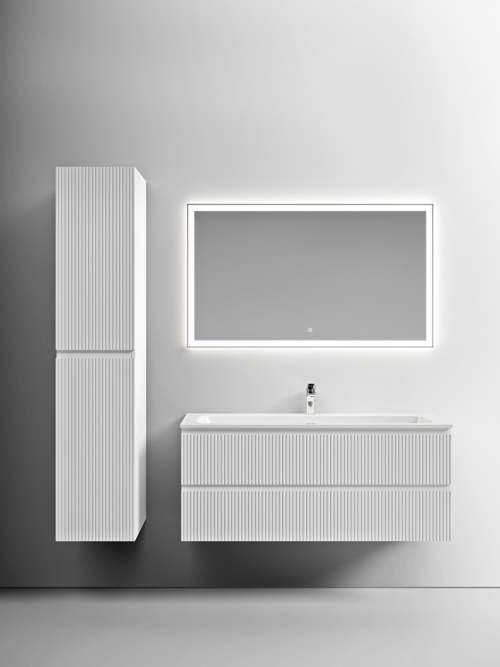 Тумба с раковиной Sancos Snob T 120 см SNT120W bianco