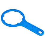 Фильтр для воды АКВАБРАЙТ магистральный, 3/4 ", 2-х ступенчатый, прозрачные корпуса, Slim Line 10, в комплекте кронштейн и ключ (АБФ-2 3/4)