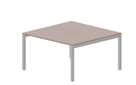 Составной стол Polo на 2 рабочих места 1380х1366х750мм (меламиновые аутлеты)