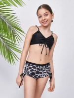 купальник раздельный 3 в 1 с шортами и топ парео