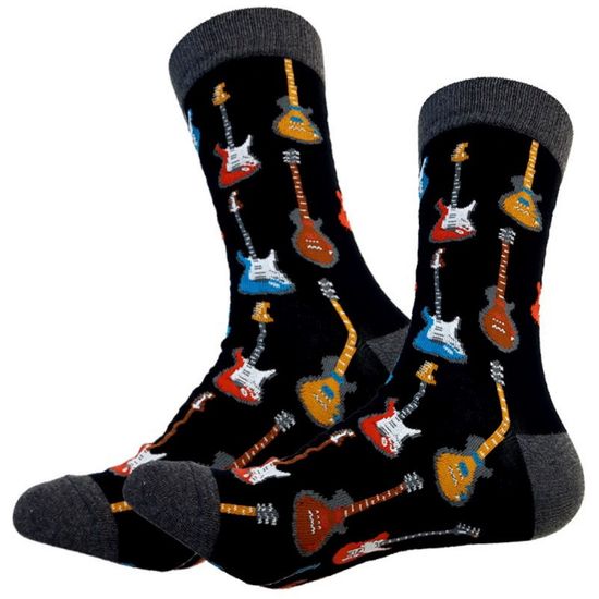 Носки "Цветные гитары", р-р 36-40