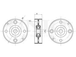 Ролик натяжной приводного ремня UNIO TNS-10113