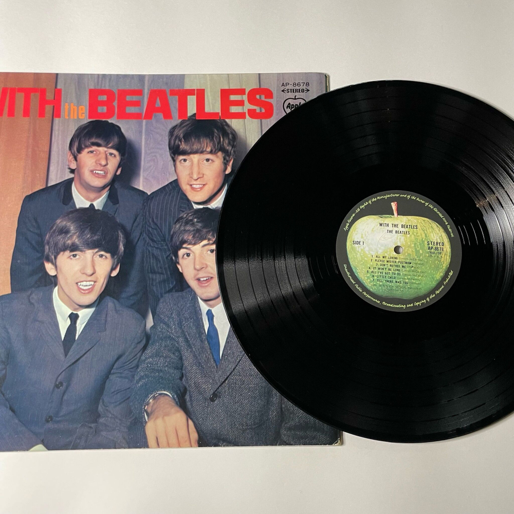 Винтажная виниловая пластинка LP With The Beatles (Japan 1973) (No Obi)