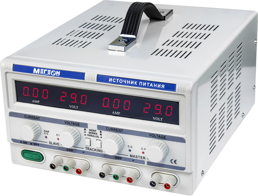 Трёхканальный линейный источник питания МЕГЕОН 323051