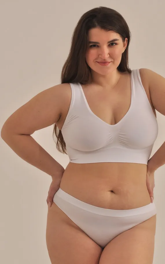 Трусы-бразилиано SL442PS Bianco