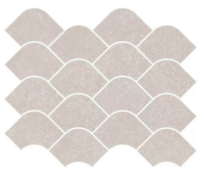 Мозаика Касабланка наборный серый светлый мат.обр.(KMD2HID001BR)