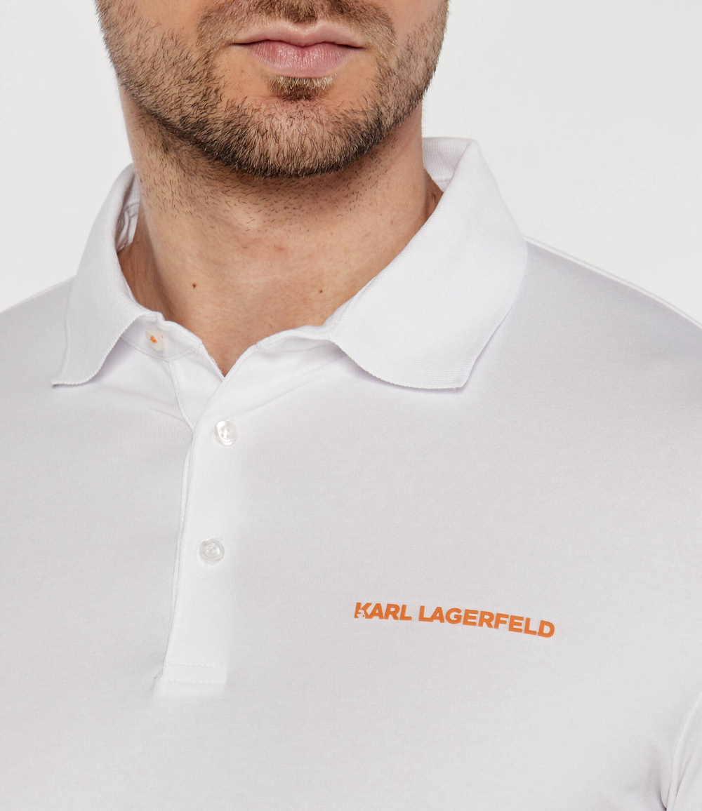 Поло Karl Lagerfeld - белый(745401 543221)