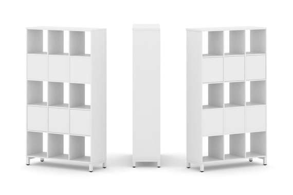 Style Project Набор стеллажа 2-х сторон., 5 яр. SN.NSD-531  1121*400*1982