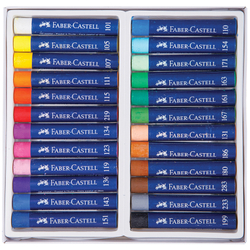 Пастель масляная Faber-Castell "Oil Pastels", 24 цвета, картон. упаковка 127024