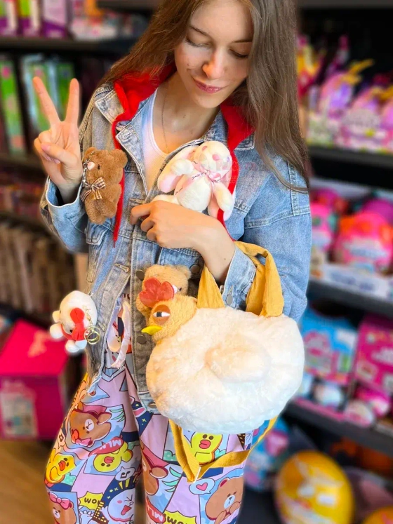Сумка для девочки курочка Кудахточка сумочка игрушка курица