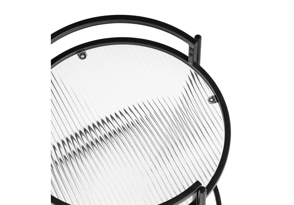 Журнальный столик Kotani 50х79 black / clear