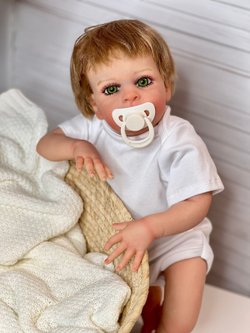 Кукла Реборн мягконабивная 55см (FA-574)