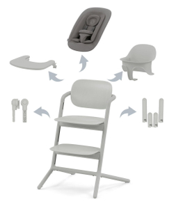 Стульчик для кормления Cybex Lemo 4 в 1 Suede Grey