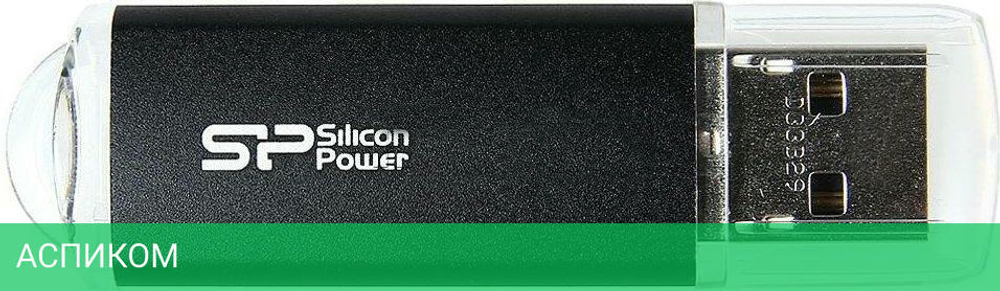 USB Flash-накопитель Silicon-Power Ultima II I-Series 64Gb черный (SP064GBUF2M01V1K)