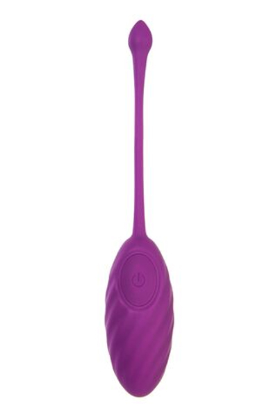 Фиолетовое силиконовое виброяйцо Purr (Цвет: фиолетовый)