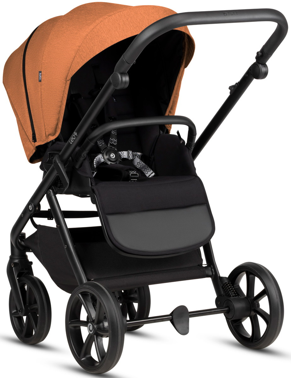 Детская коляска Tutis Leo 3 Plus 3 в 1 с автокреслом Beno Beige 1582280 Orange