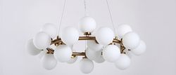 Люстра Milk Bubble Round Chandelier By Imperiumloft