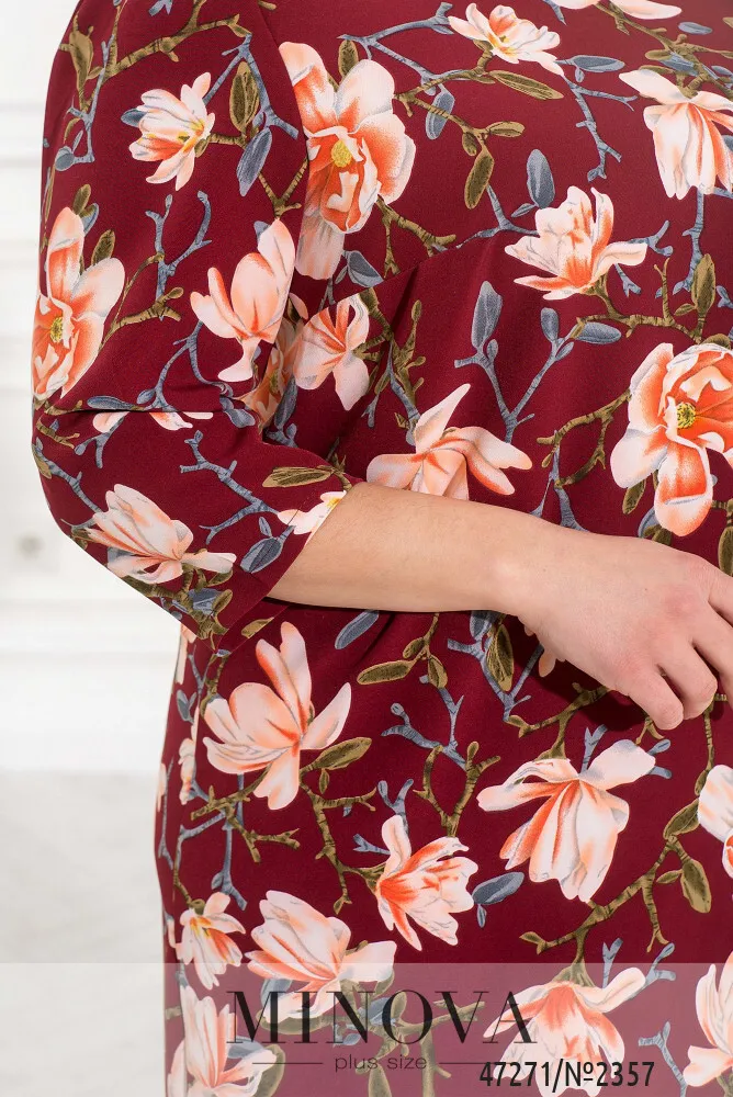 Платье 2357-бордо Minova