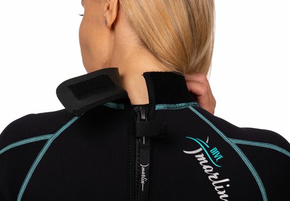 Гидрокостюм женский Marlin Malibu Shorty Lady морской синий/черный 2,5 мм