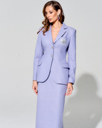 Юбка-карандаш из премиальной костюмной ткани