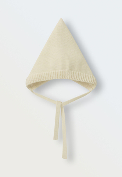 Чепчик вязаный (льняной)