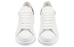 Alexander McQueen Alexander McQueen Cowhide crocodile Leather profile Fashion sneakers Men's White