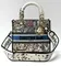 Сумка для женщин Dior Lady D-lite, модель среднего формата белый