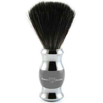 Помазок Edwin Jagger, темно-серый, искусственный ворс, 21SB365CR