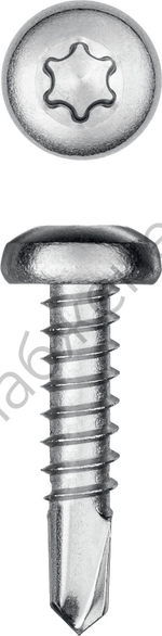 KRAFTOOL DS-P 16 х 3.5 мм, А2, сверло, полукр. головка, ТХ15, саморез нержавеющий, 1000 шт (300931-35-016)