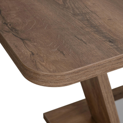 Стол обеденный VOX раздвижной ЛДСП, 132-172x85x75,5 см, Дуб артисан/Графит