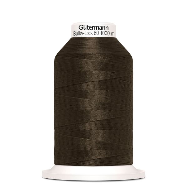 Нить текстурированная Gutermann Bulky-Lock 80 (1000 метров), 5 кат. | 696 т.шоколад