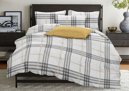 Комплект постельного белья 1.5 сп БЯЗЬ "Квадро" (нав. 70х70 или 50х70)