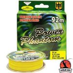 Шнур Power Phantom 4x, 92м, желтый, 0,33мм, 38,25кг