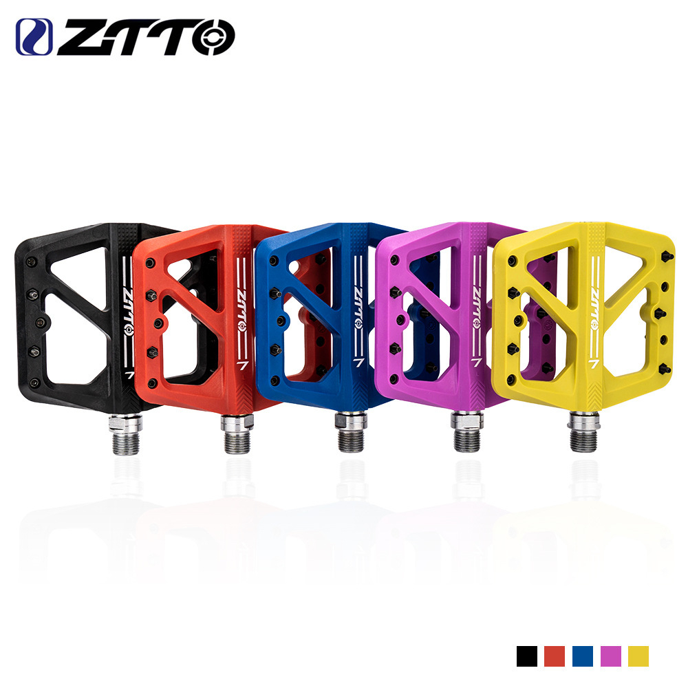 Педали ZTTO M906 нейлон, цв. фиолетовый